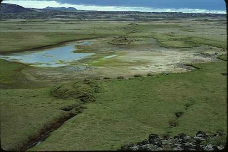 A fissure from 1912 by Selssund in Rangárvellir.