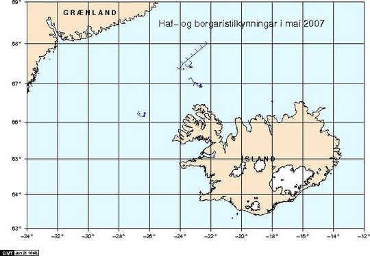 Hafístilkynningar maí 2007