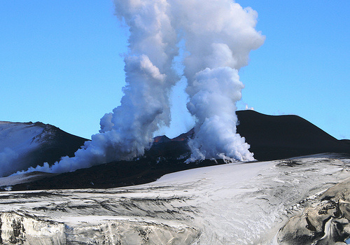 steam plumes