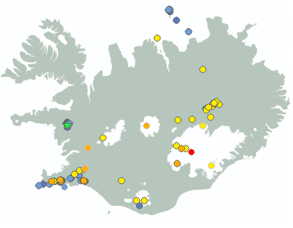 Earthquake map